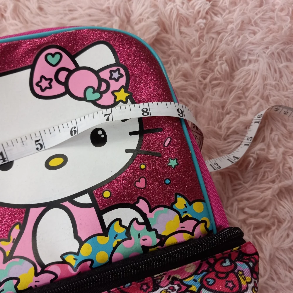 SOLD! Hello Kitty y2k glittery insulated lunch tote! EUC! Vintage kawaii sanrio! - Picture 11 of 15